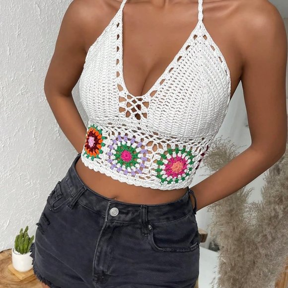 Boho sexy beach crop top - Picture 5 of 6
